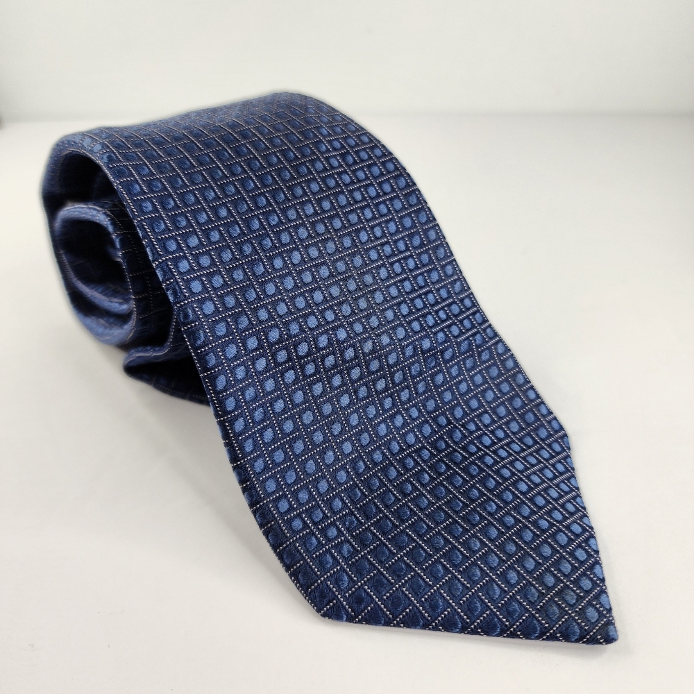 DKNY Blue Silk Tie.